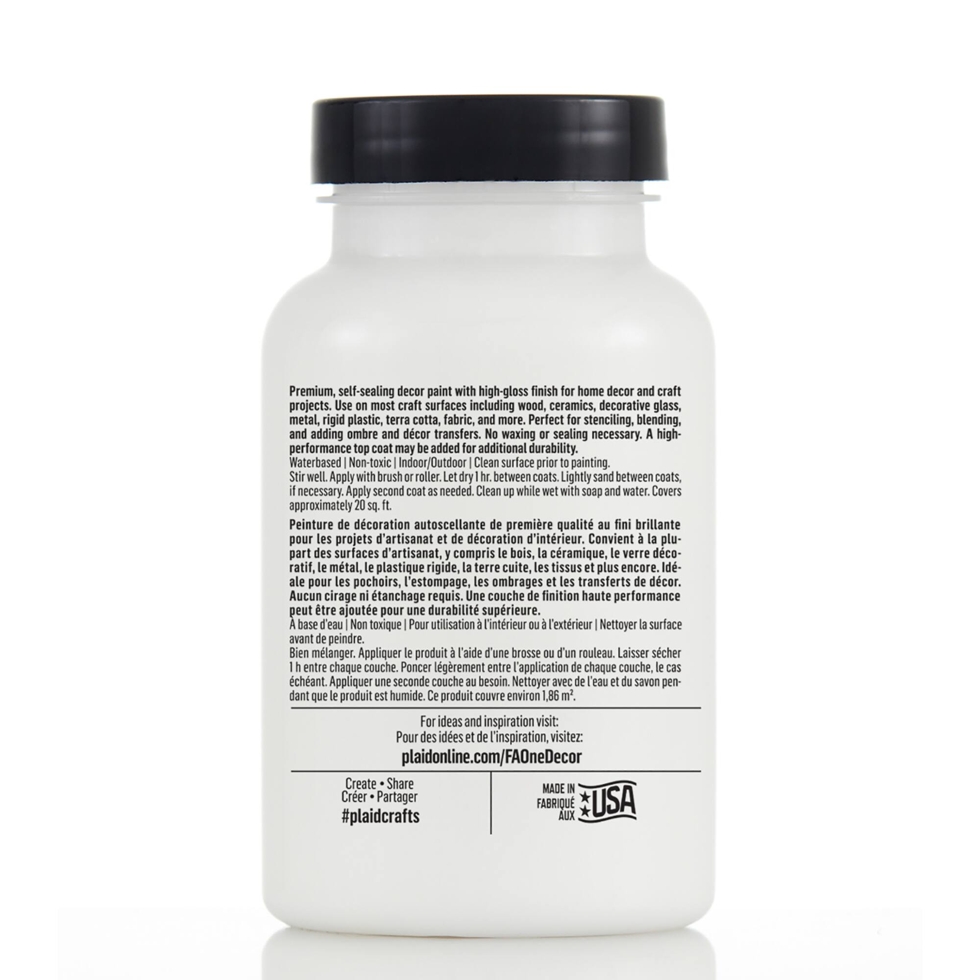 FolkArt® One Décor Paint™ Gloss Paint & Sealer